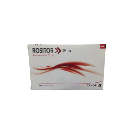 ROSITOR 20 MG 14 TAB