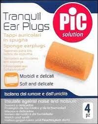 PIC TRANQUIL EAR PLUGS 4PCS سدادة اذن اسفنجية