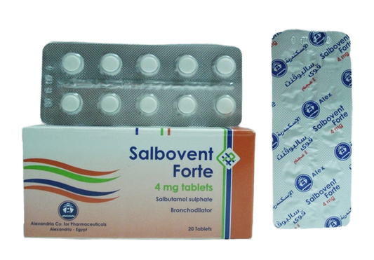 SALBOVENT FORTE 4 MG 20 TAB
