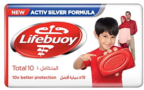 صابون لايف بوي المضاد للبكتيريا توتال 10 75 جم