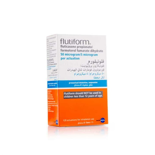فلوتيفورم 50/5 استنشاق 120 جرعة