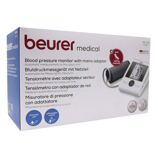 جهاز قياس ضغط الدم بيورير (BM28) جهاز ضغط الدم +دابتور