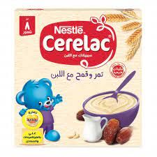 CERELAC DATES&WHEAT WITH MILK 125GM تمر وقمح ولب