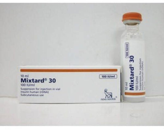MIXTARD 30 H M 100 IU 1VIAL 10 ML