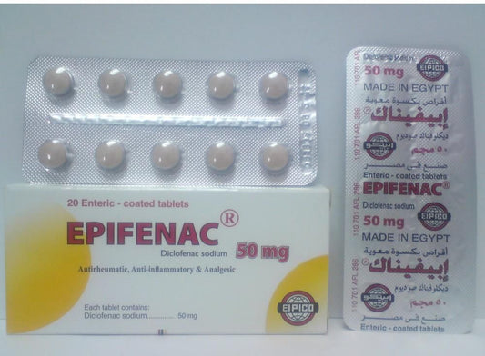 EPIFENAC 50 MG 20 TAB
