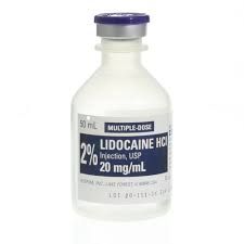 Lidocaine Hcl 50Mg/5Ml 50 Amp