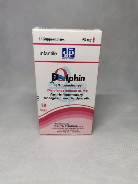 DOLPHIN 25 MG INF 10 SUPP