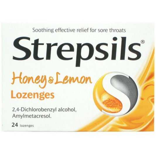 ستربسلز (ليمون + عسل) 24 قرصًا