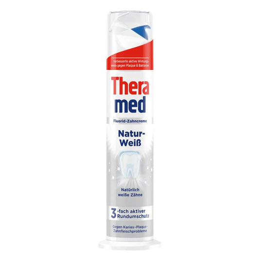 THERA MED NATURAL WHITE WEIB PUMP 100 ML