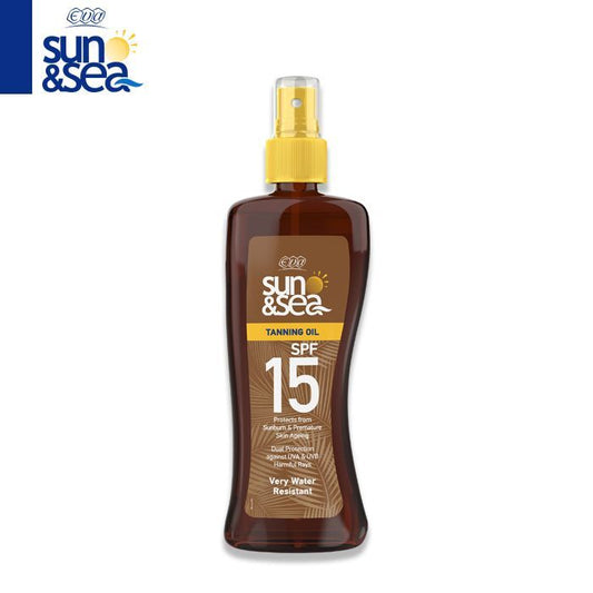 EVA SUN&SEA SHIMMER TANNING OIL SPF15 200ML