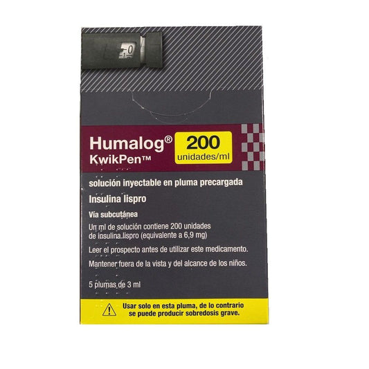 Humalog 200 I U Kwikpen 5 Pens