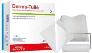 DERMA-TULLE 10X20 50 PCS شاش فازلين