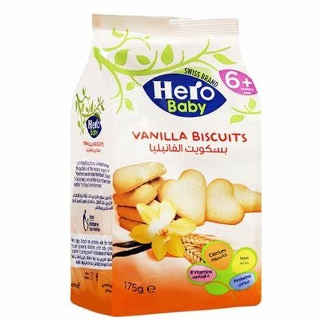 HERO BABY BISCUITS VANILLIA 175 GM