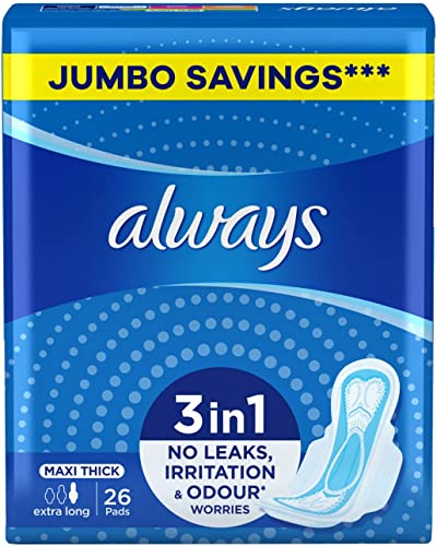 ALWAYS BREATHABLE MAXI EX LONG 26 PAD (3823)