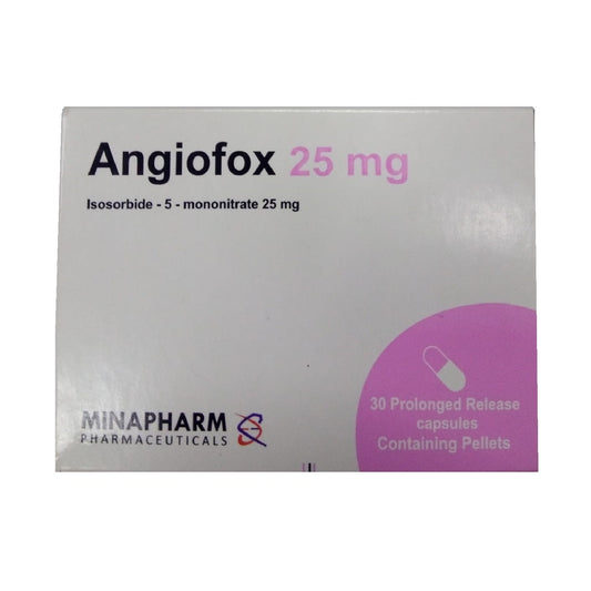 ANGIOFOX 25 MG 30 CAP