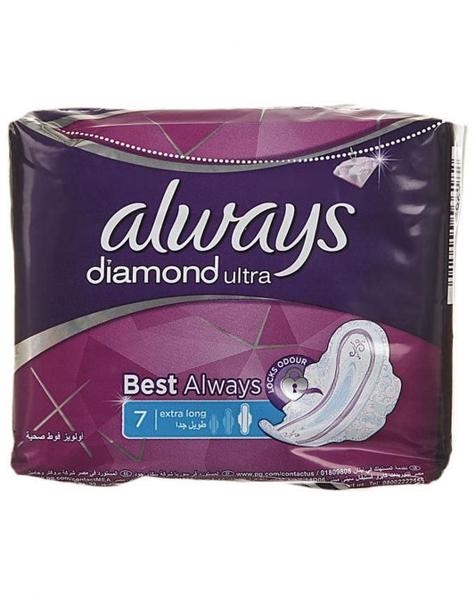 ALWAYS DIAMOND ULTRA THIN LONG 7 PADS 7-24