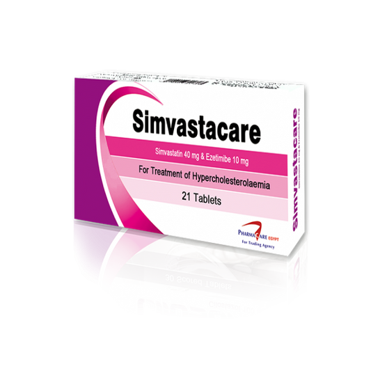 SIMVASTACARE 10 / 40 MG 21 TAB