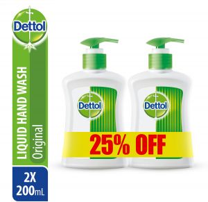 ديتول غسول اليدين الأصلي 200 مل (2+1) مجانآ