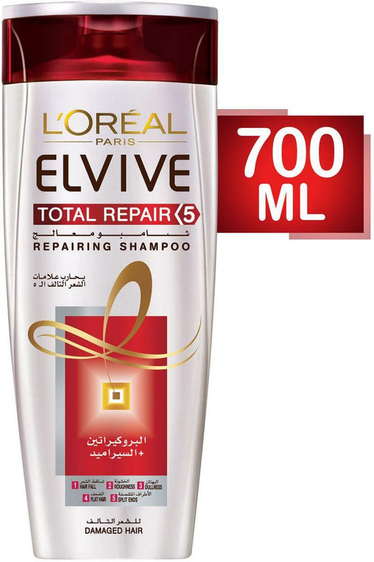 شامبو لوريال إلفيف لإصلاح الشعر بالكامل 700 مل خصم 20