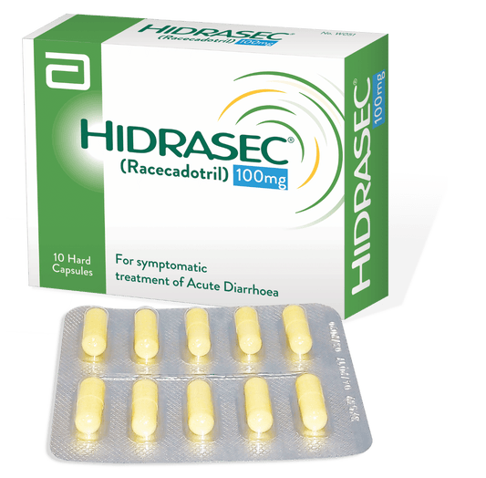 HIDRASEC 100 MG 10 CAP س.ح