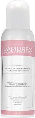 RAPIDREX INTIMATE FEMININE WASH 120 ML