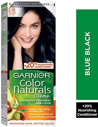 GARNIER NUTRISSE (2.1) BLUE BLACK اسود مزرق خصم