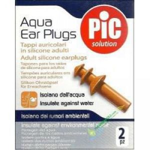 Pic Aqua Ear Plugs Adult Silicone 2Pcs سدادة اذن