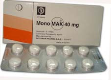 MONOMAK 40 MG 20 TAB