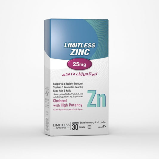 Limitless - Zinc 25Mg 30 Cap