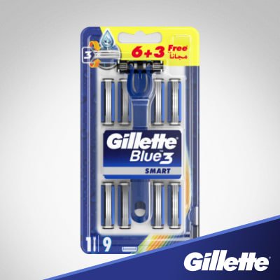 GTT BLUE 3 سمارت يد ماكينه +6 شفرات+3 هديه