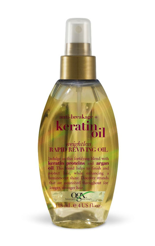 OGX KERATIN OIL WEIGHTLESS RAPID 118ML