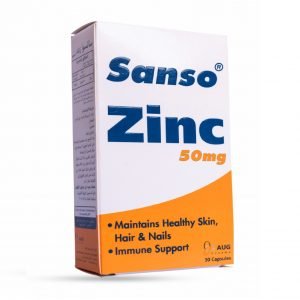 SANSO ZINC 50MG 30CAP
