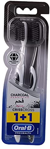 ORAL-B CHARCOAL SENSITIVE 40 EXTRA SOFT 1+1 OFF25