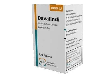 DAVALINDI 1000 I.U. 100 TAB