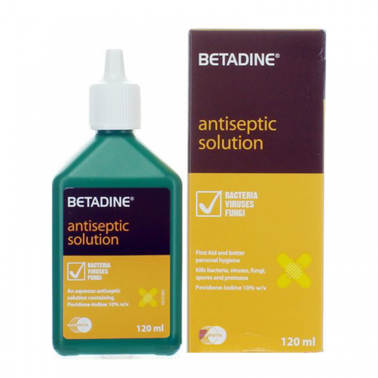 BETADINE ANTISEPTIC SOLUTION 120ML
