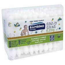 BAMBINO COTTON SWABS KIDS 60 PC