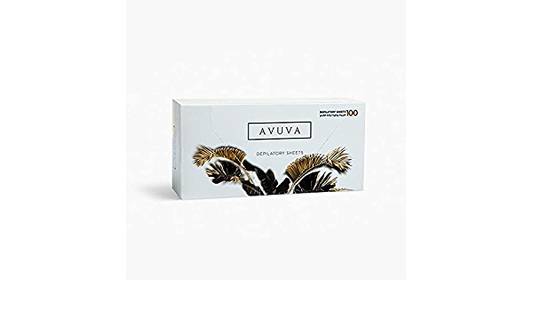 AVUVA DEPILATORY SHEETS 100 شرائح ورقية