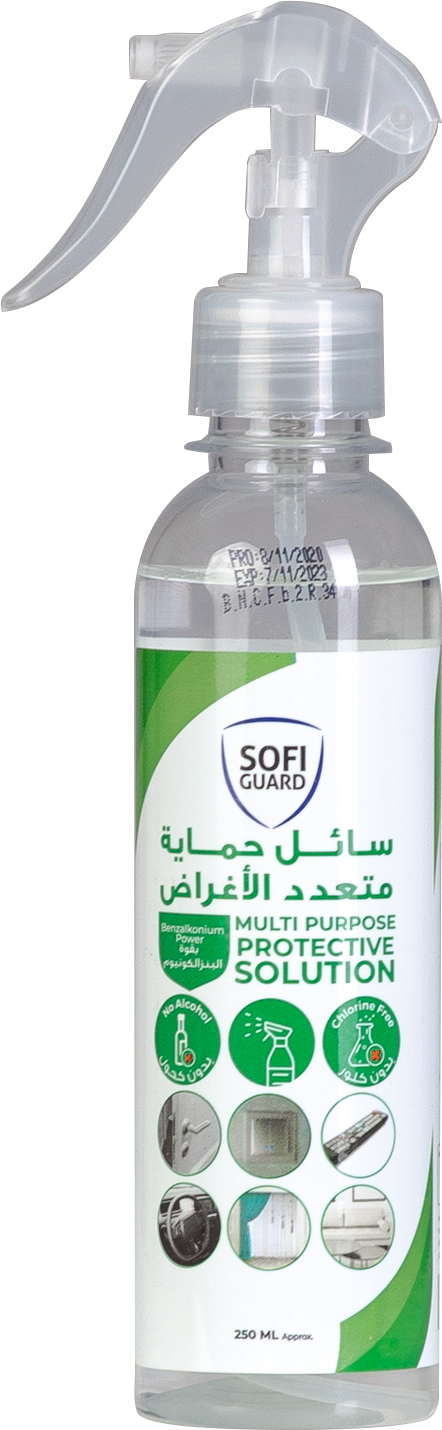 SOFI GUARD ALCOHOL BENZALKONIUM 250ML