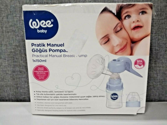 WEE BABY PRACTICAL MANUAL BREAST PUMP 150 ML(752)