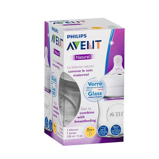 AVENT NATURAL 0M + GLASS 120 ML SCF051/17