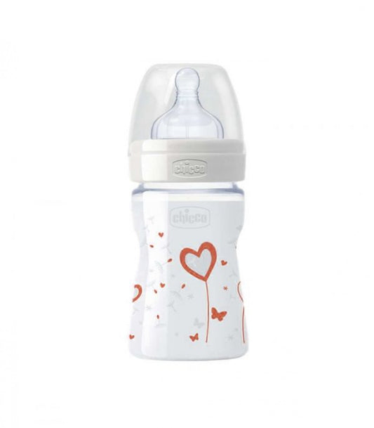CHICCO W.BEING GLASS BOT GIRLS 0+M.150ML 57283