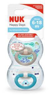 NUK HAPPY DAYS SILICONE 6-18M ORTHODONTIC 853