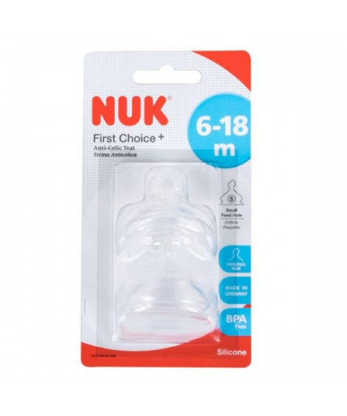 NUK ANTI-COLIC TEAT 6-18S CO-390