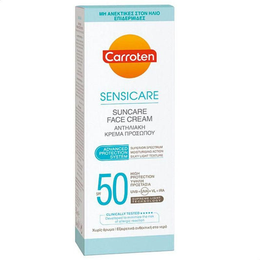 كريم كاروتين سينسيكير للوجه بعامل حماية من أشعة الشمس 50، 50 مل