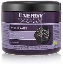 كريم زيت الطاقة الساخن بالكيراتين 500 مل