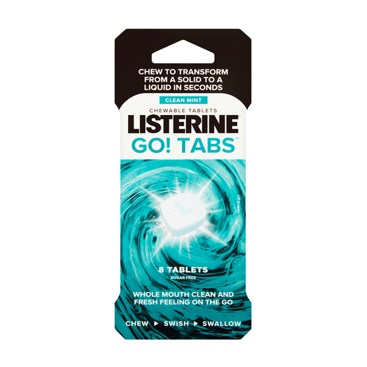 LISTERINE CLEAN MINT GO! TABS 4 TAB