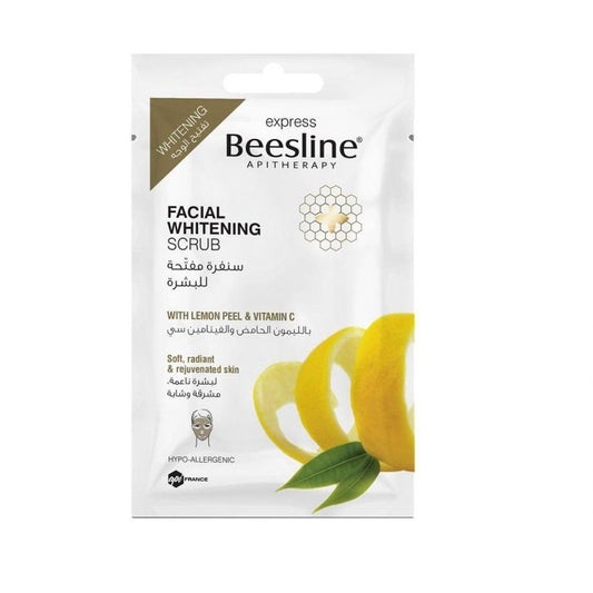 BEESLINE FACIAL WHITENING SCRUB LEMON 10SACH 8G