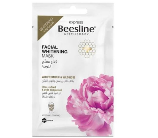 BEESLINE FACIAL WHITENING MASK WILD ROSE 10SACH 8G