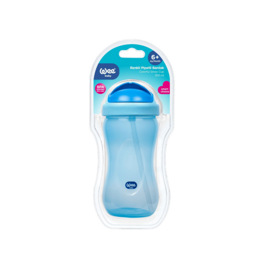 WEE BABY COLORFUL STRAW CUP 340 ML CODE (761)