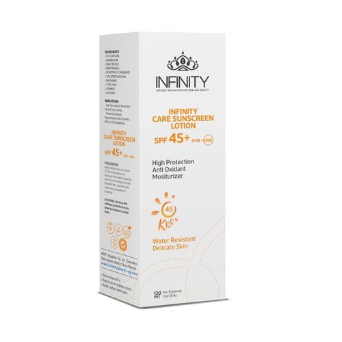 INFINITY CARE SUN SCREEN LOTION SPF45 KIDS 120ML